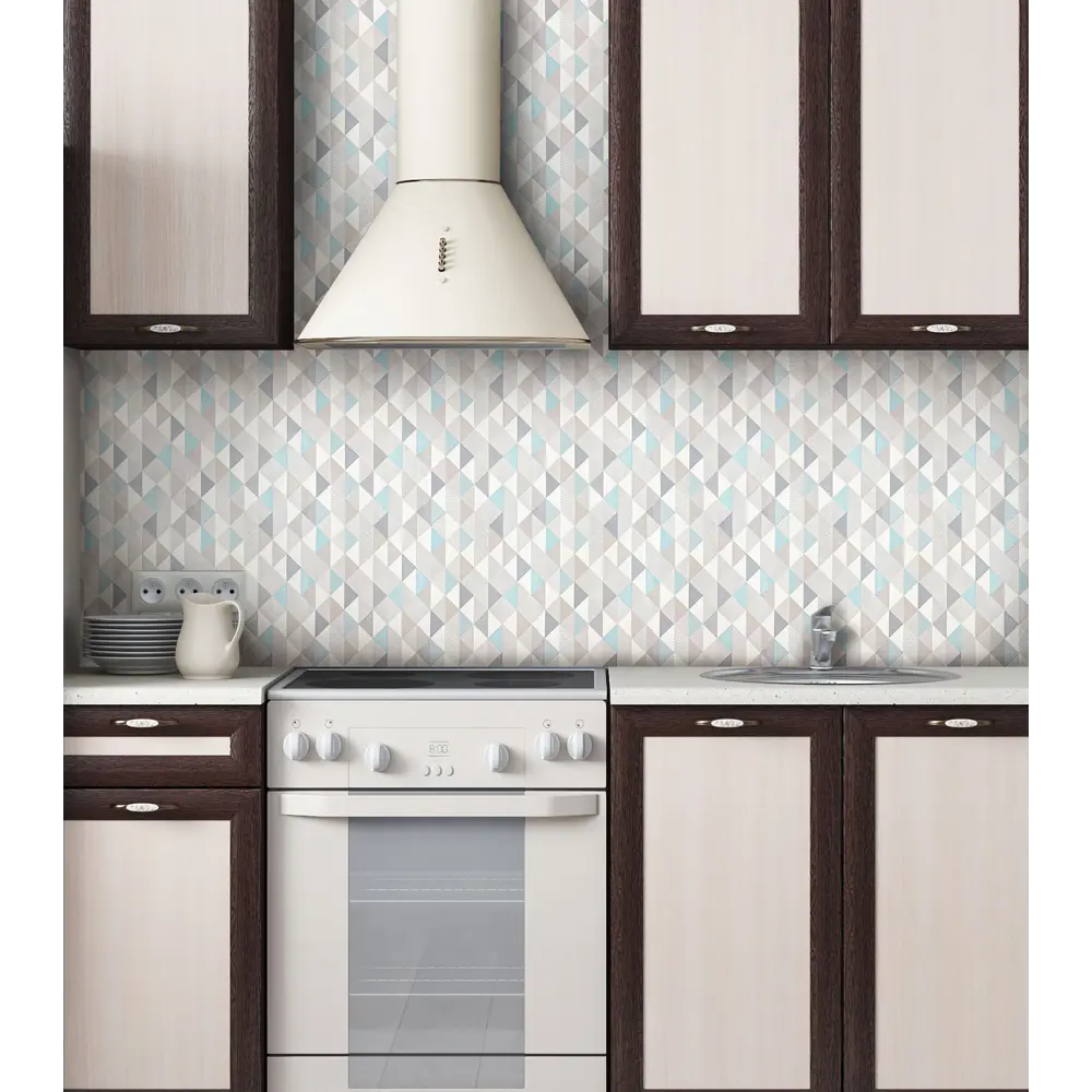 Обои виниловые Vilia Арлекино голубые 0.53 м 1541-63 STLM-2014190 - Вид №3