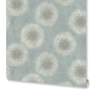 Флизелиновые обои Euro Decor Ray с растительным рисунком, зеленые 89419303