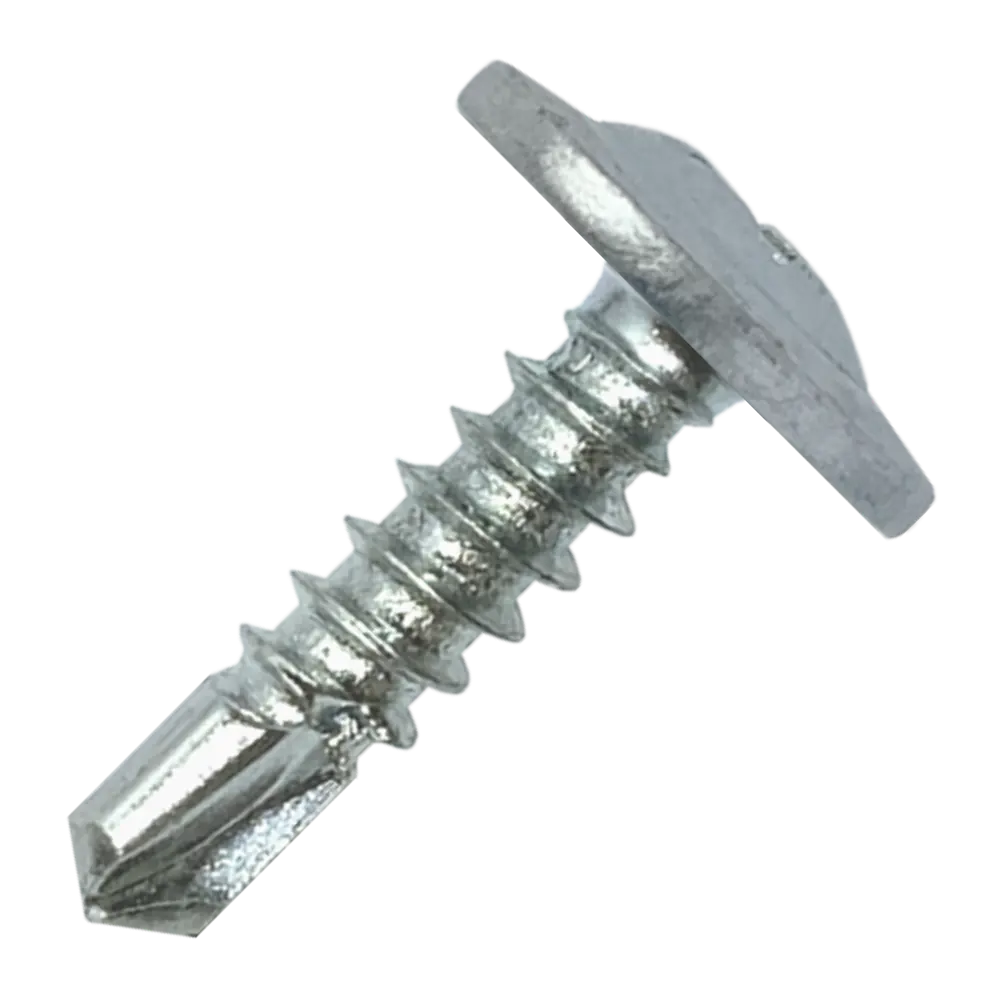 Саморезы универсальные оцинкованные DILWIS 4.2x16 мм с пресс-шайбой (400 шт.) 89372259 STLM-1395238