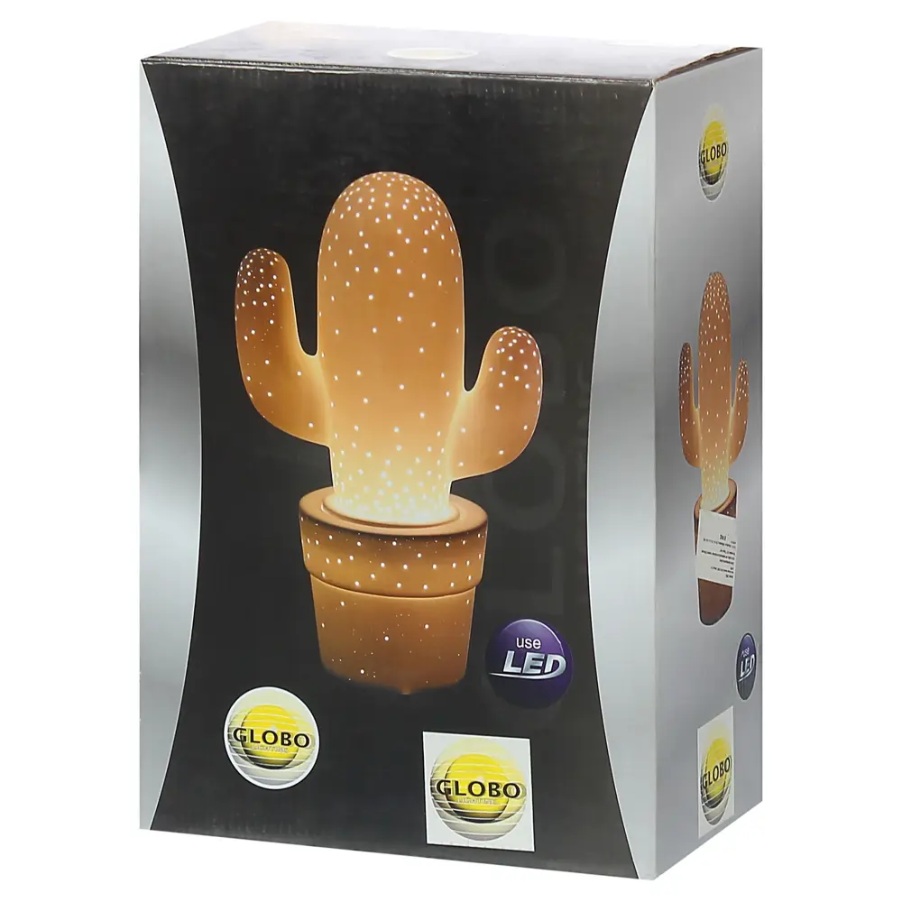 Настольная лампа декоративная Globo «Кактус» 22807, 1хЕ14х25 Вт STLM-2028371 - Вид №4