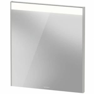 BR702100707 Зеркало с подсветкой Brioso #BR7021 620 x 35 мм Бетонно-серый матовый декор