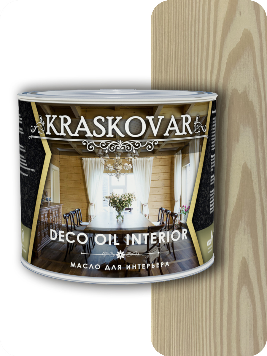 90234474 Масло для интерьера Deco Oil Interior Белый 2.2 л STLM-0142623 KRASKOVAR