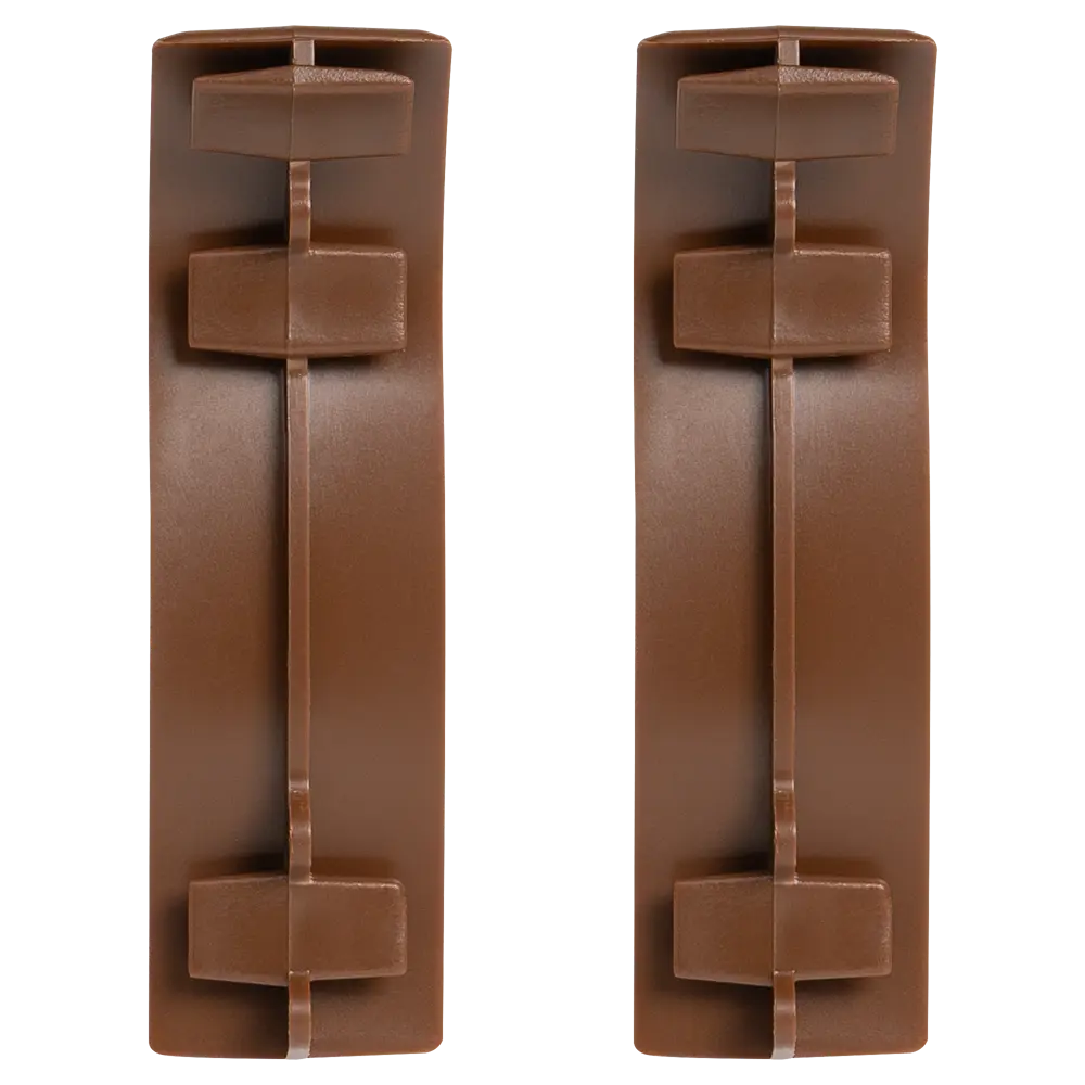 Соединитель для плинтуса Pro Дом 5.5 см ПВХ цвет дуб венге 2 шт Santreyd STLM-2202365 - Вид №1