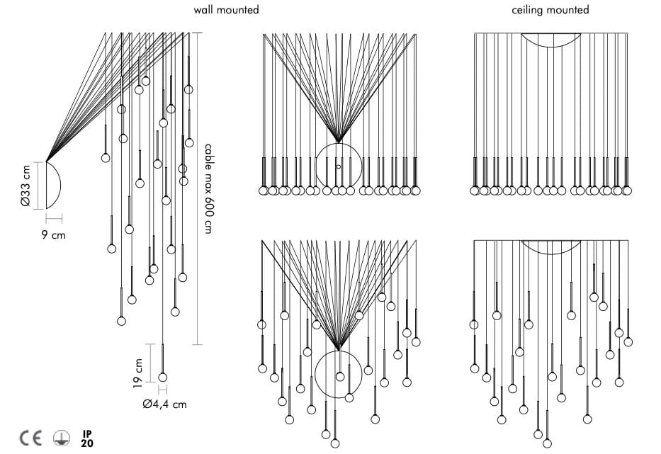 Встроенный светодиодный подвесной светильник Album ARCH-00093667 - Вид №6