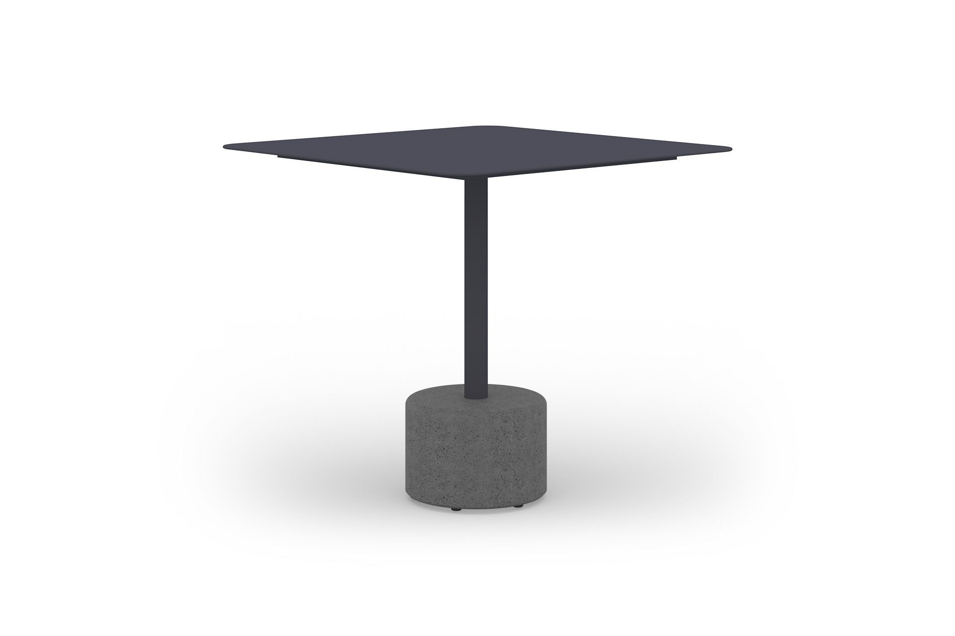 Квадратный стол с алюминиевым верхом и тиковым или каменным основанием MAMAGREEN Glyph ARCH-00069449 - Вид №7