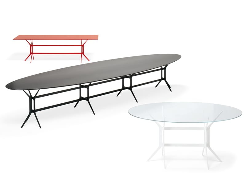 Металлический овальный стол YDF столы ARCH-00033737 - Вид №6