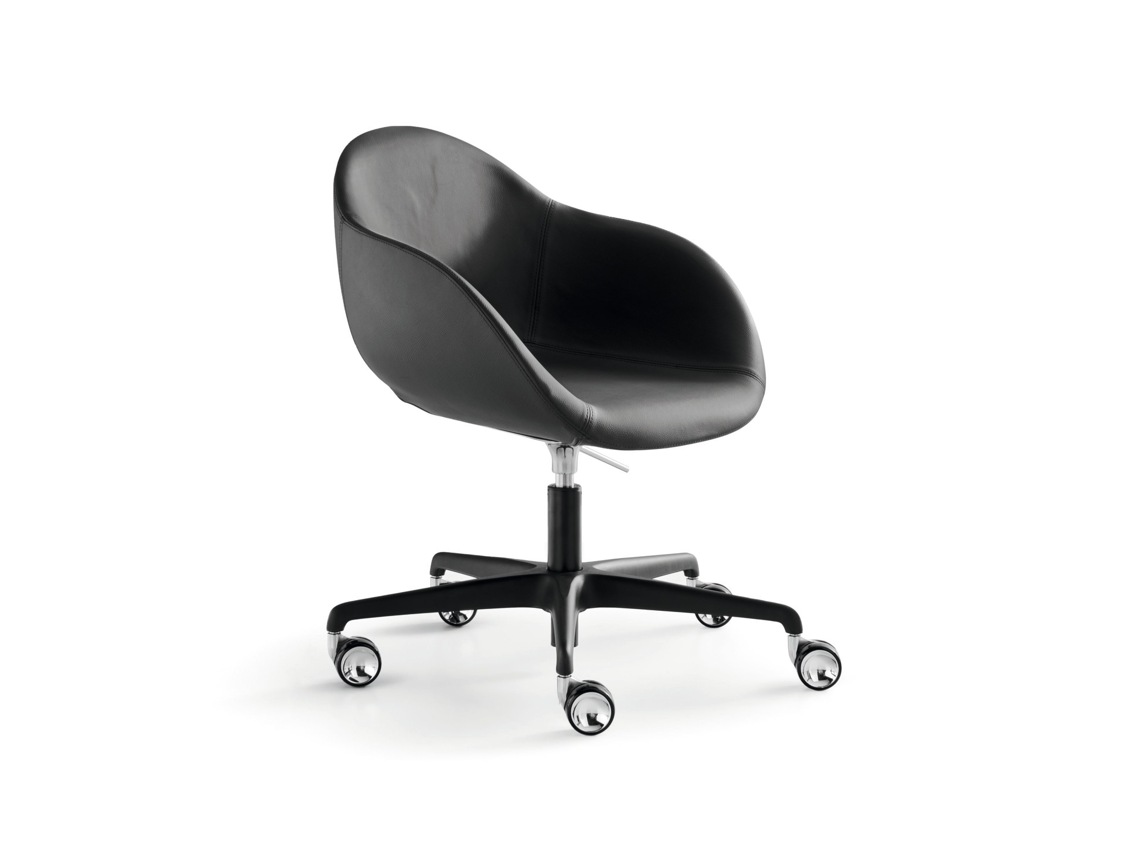 Кожаный регулируемый по высоте офисный стул с подлокотниками Martex Taara ARCH-00031935