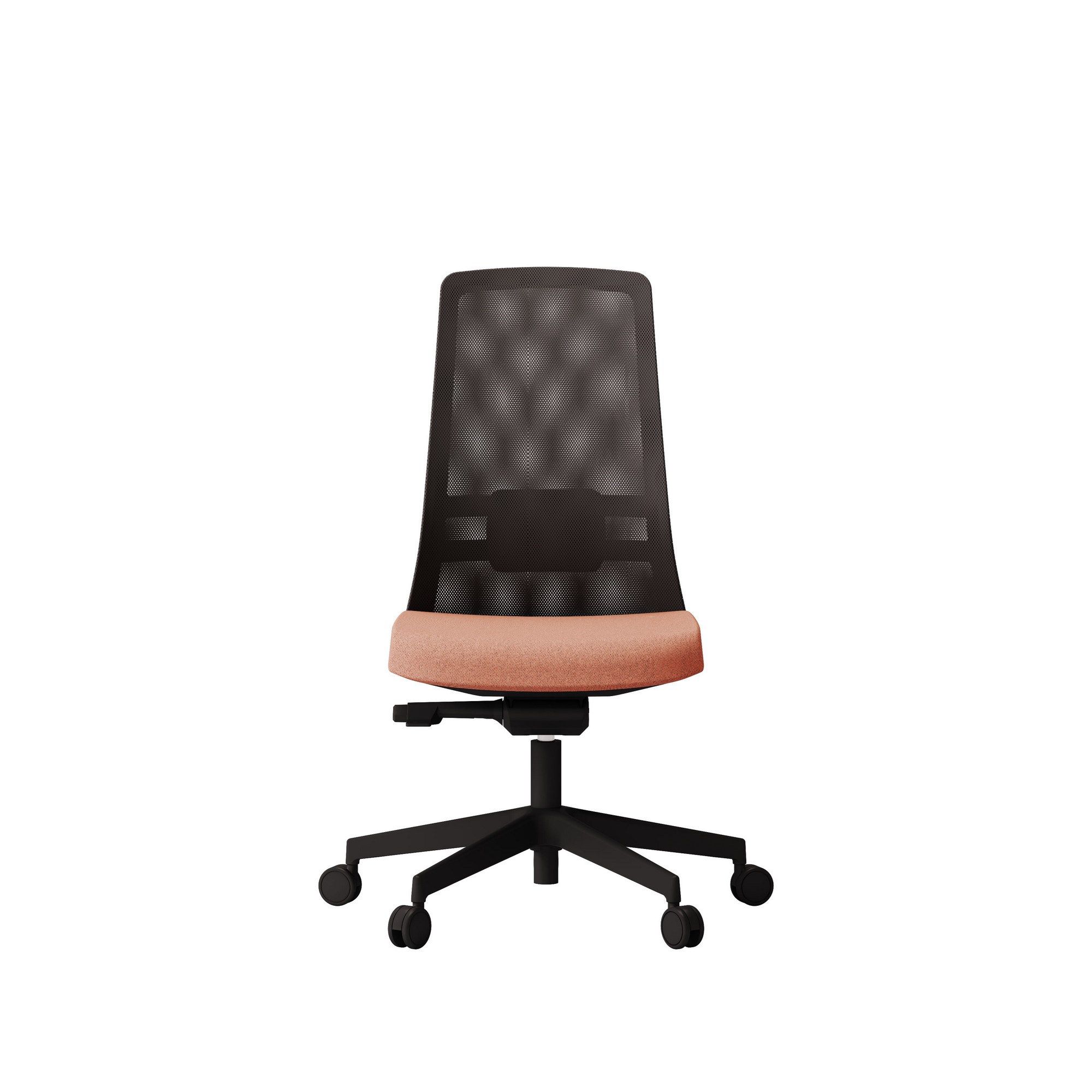 Тканевый регулируемый по высоте рабочий офисный стул с колесами Las Mobili обзор ARCH-00058003 - Вид №2