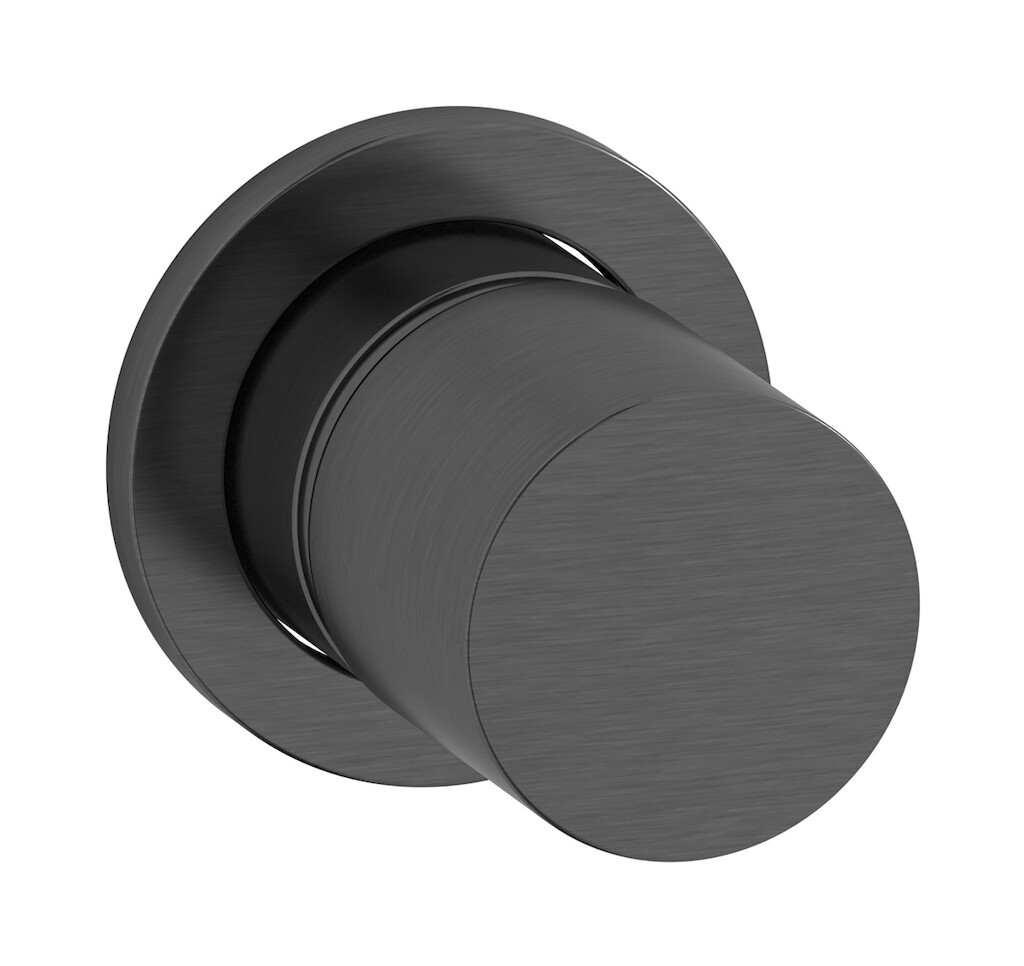 Внешние части встроенного смесителя на 1 потребителя WE ARE IB rr305cs Brushed Black Chrome Brera