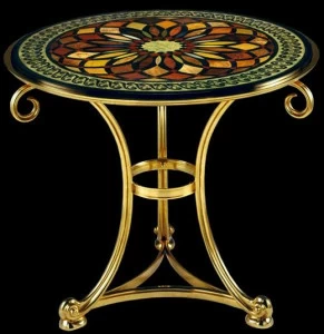 Tisserant Круглый деревянный стол