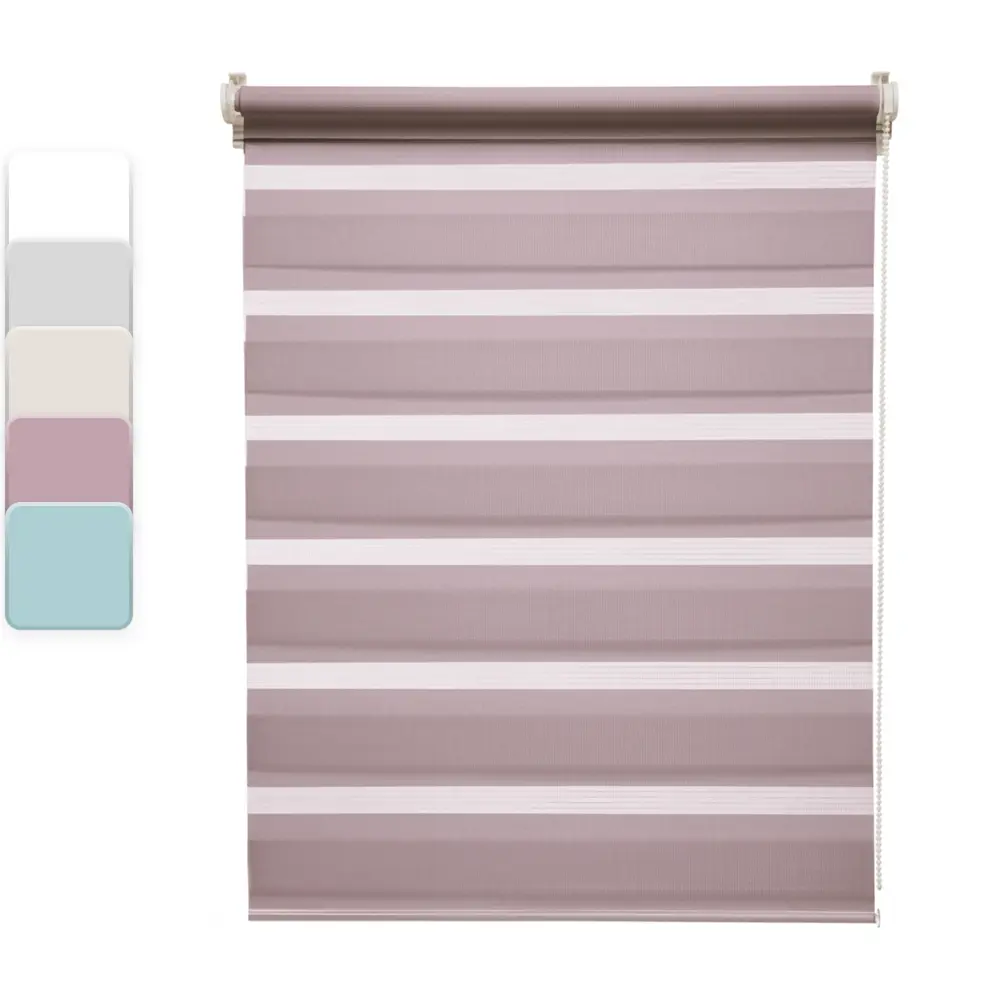 INSPIRE Peter - Рулонные шторы день-ночь сиреневые 80×160 см 82691062 STLM-0034167