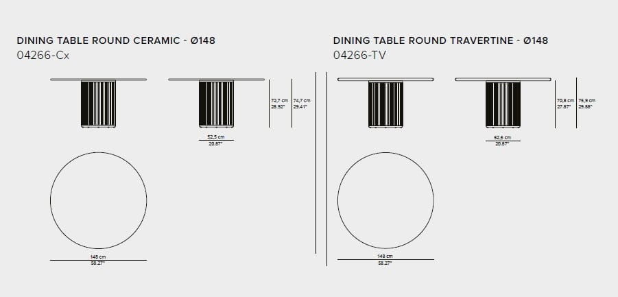 Высокий круглый стол TRIBÙ восемь ARCH-00141997 - Вид №7