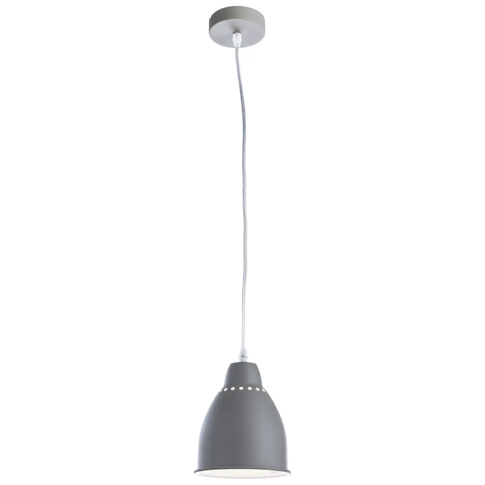 Светильник подвесной Braccio 1 лампа 3 м2 цвет серый Arte Lamp STLM-2119524