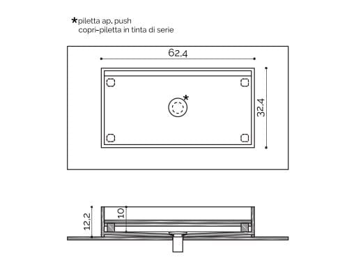 Прямоугольная столешница из Corian® Acquapazza Corian ® elements ARCH-00086049 - Вид №3
