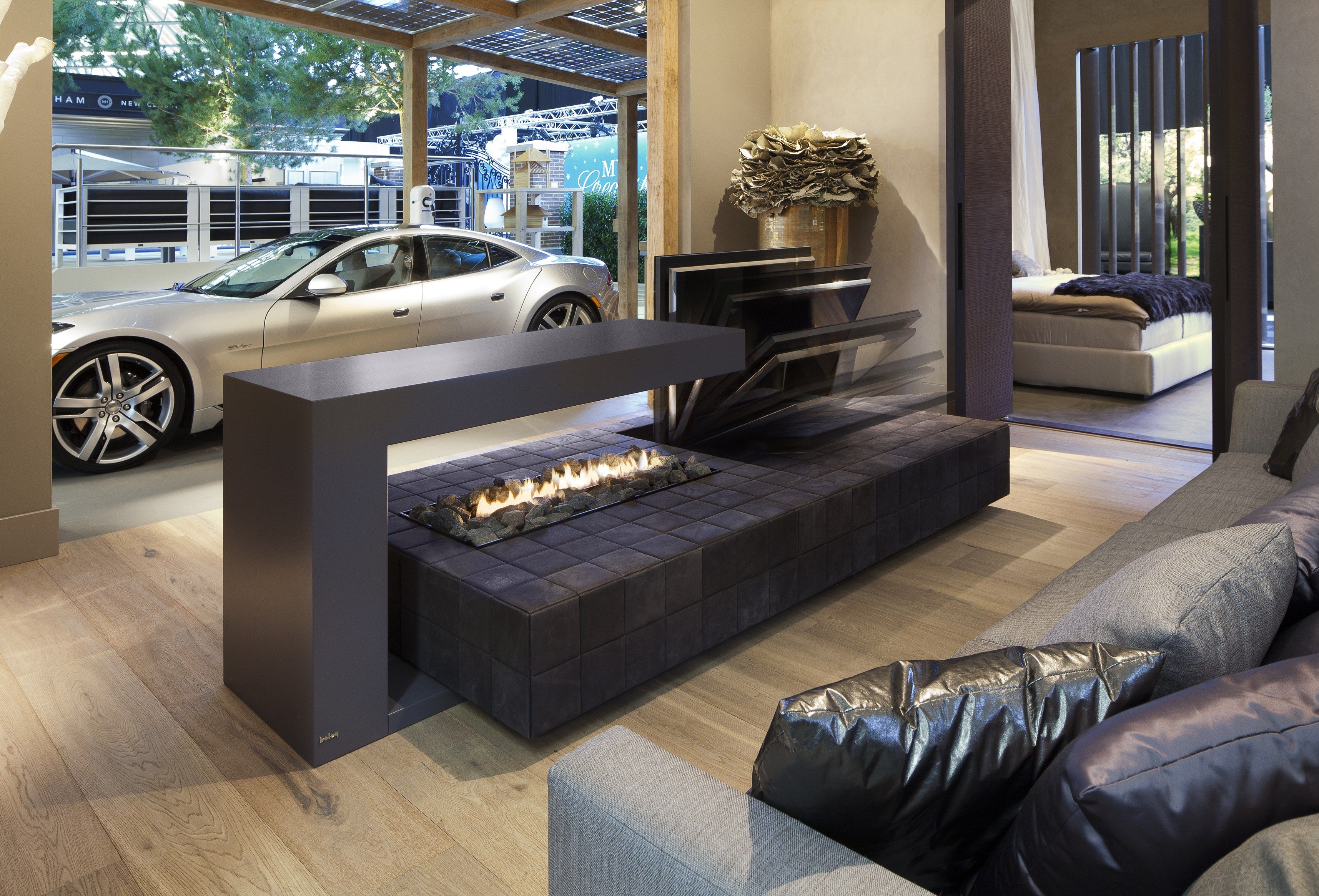 Встроенный камин, Управляемый Wi - Fi и дистанционным управлением Planika Architects line ARCH-00032988 - Вид №14