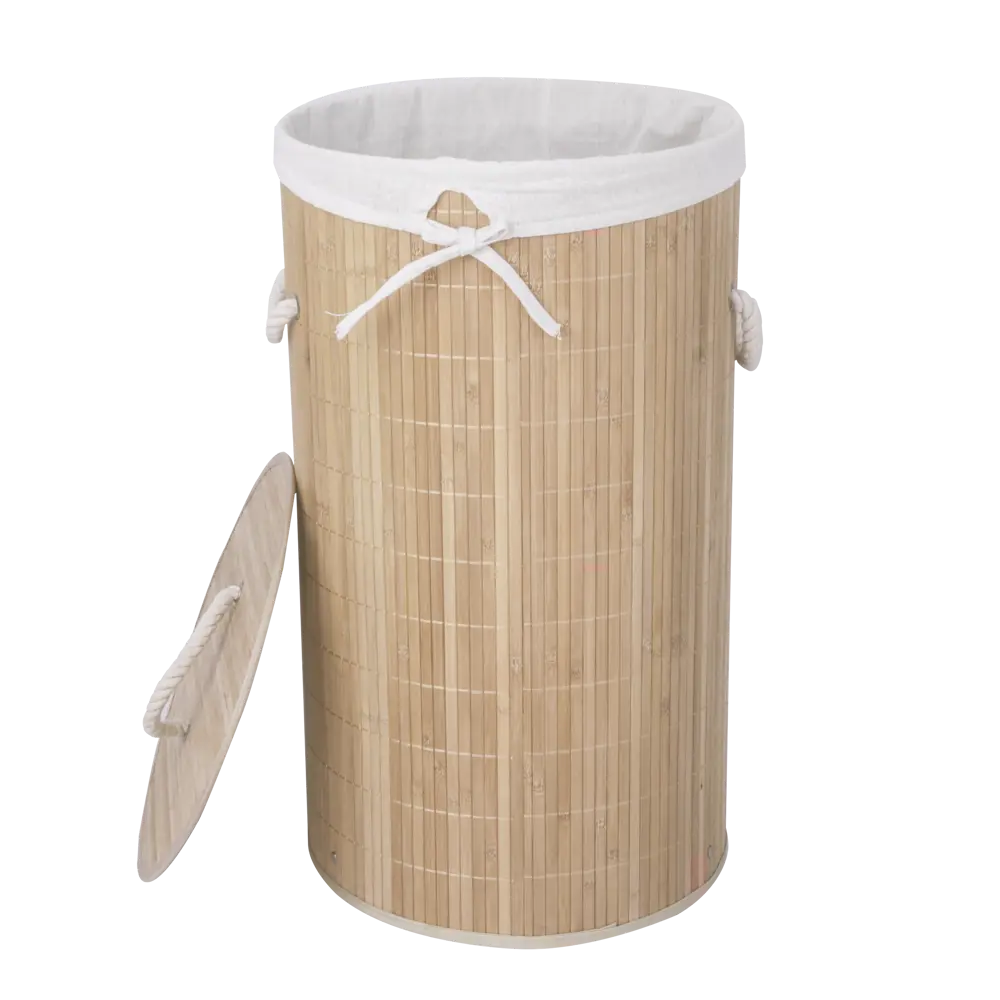Корзина для белья Sensea Bamboo 60 л цвет бамбук STLM-2092991 - Вид №8