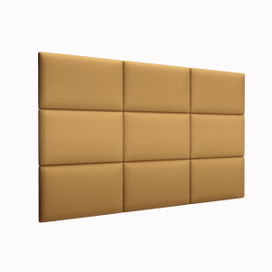 Стеновая панель Eco Leather Gold цвет золотой 30х50см 4шт TARTILLA