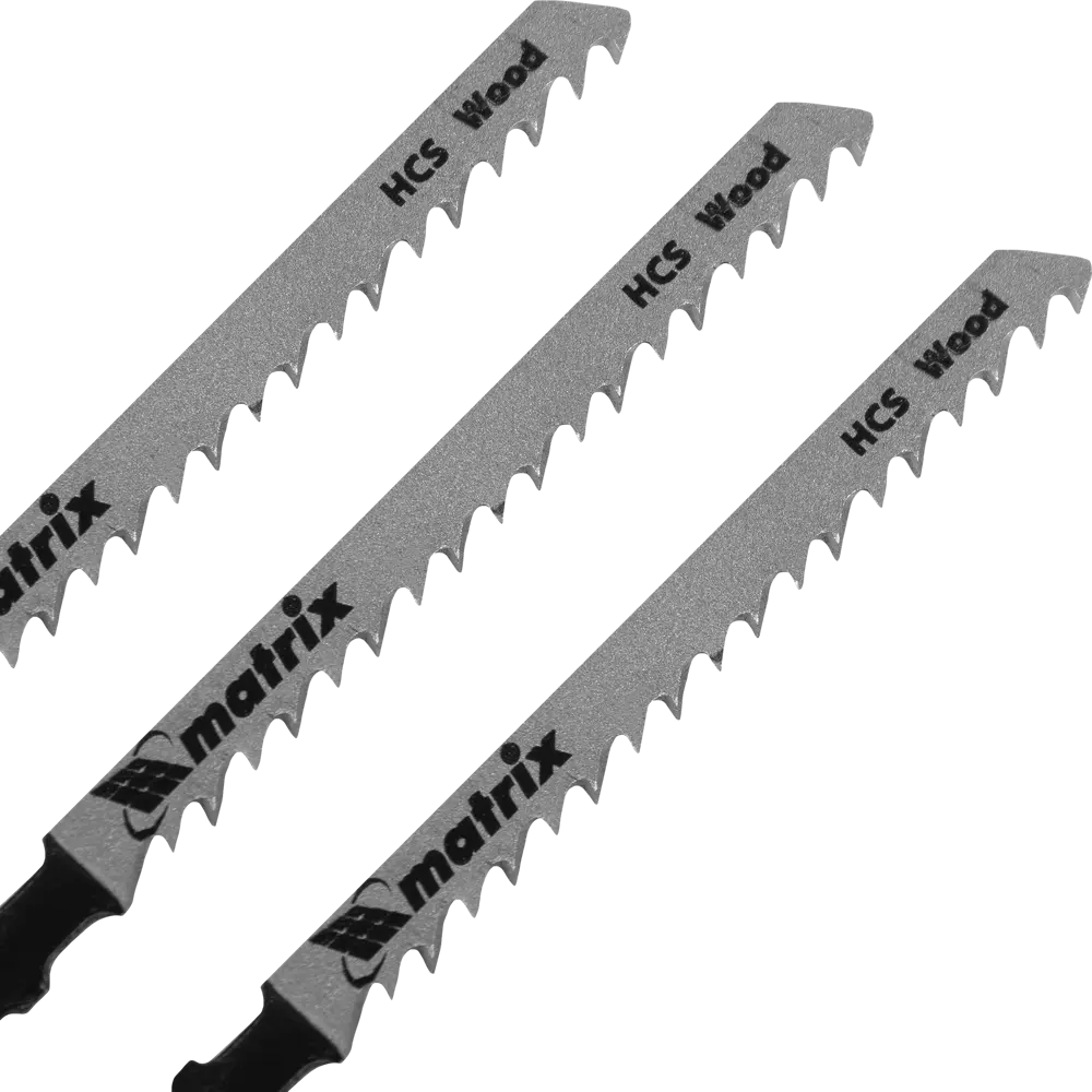 Пилка для лобзика по дереву Matrix T144D чистый рез, 3 шт STLM-2075264 - Вид №1