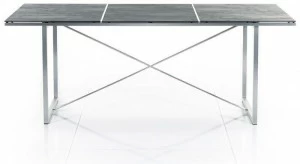 solpuri Прямоугольный керамический садовый стол X-series stainless steel