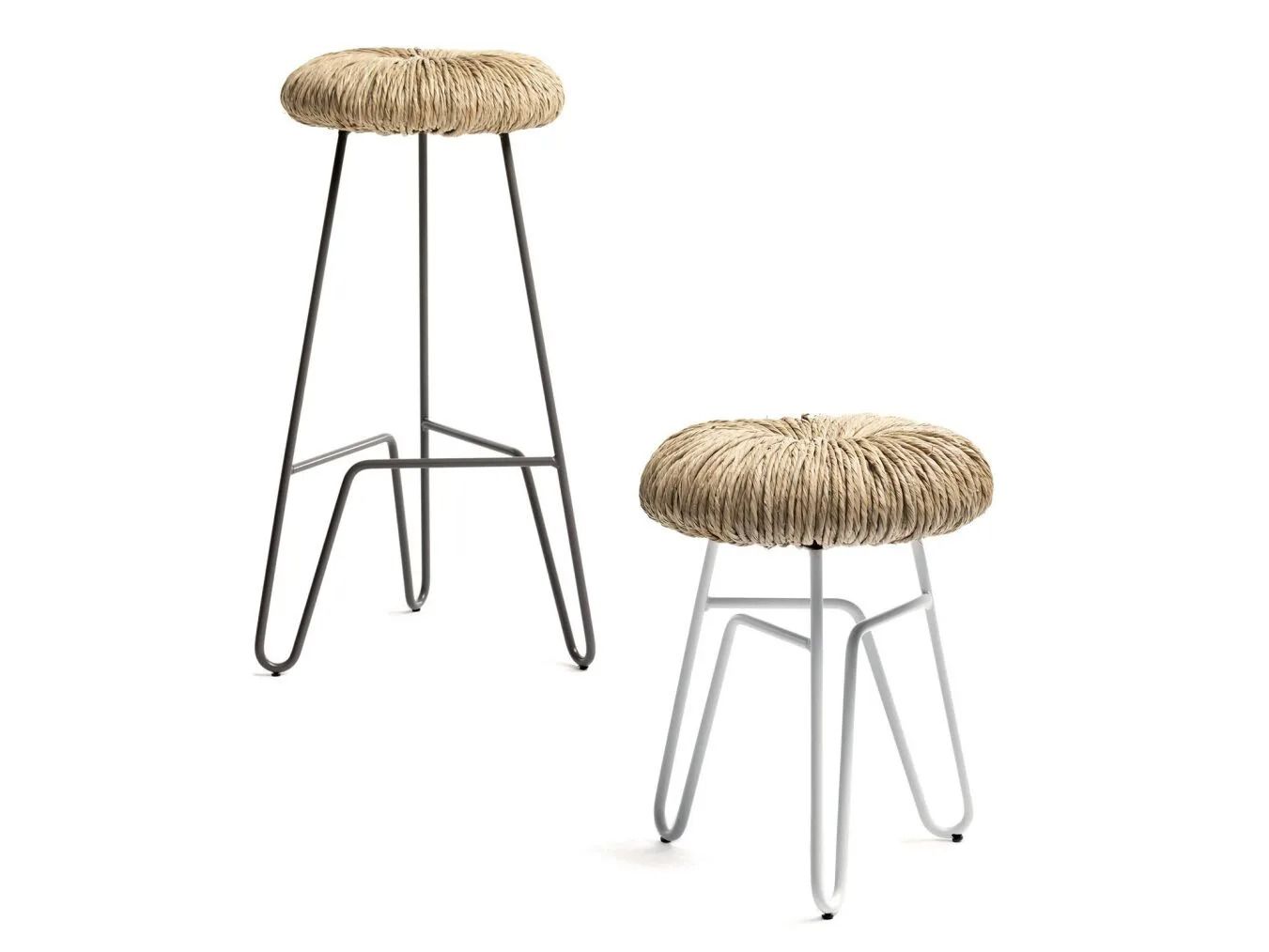 Табурет в современном стиле с подставкой для ног Mogg DONUT ARCH-00143042