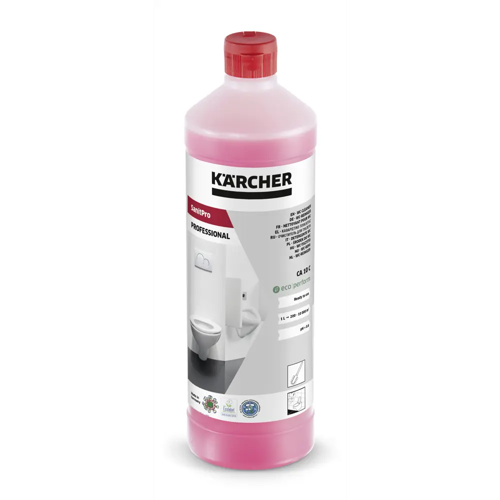 Средство для чистки санузлов Karcher CA 10 1л STLM-2036189 - Вид №1