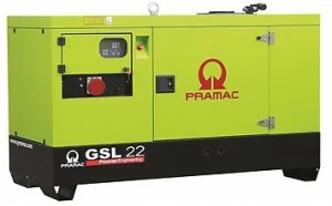 Дизельный генератор Pramac GSL22D в кожухе с АВР