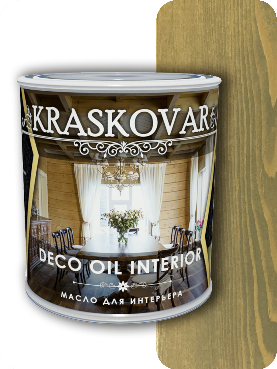 90234461 Масло для интерьера Deco Oil Interior Бамбук 0.75 л STLM-0142611 KRASKOVAR