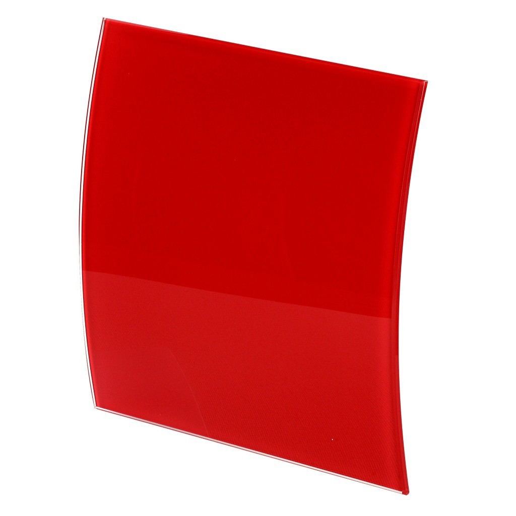 93893778 Панель декоративная для вытяжного вентилятора PEGR100P KW цвет красное глянцевое STLM-0603921 AWENTA