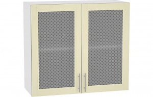 8227 Шкаф верхний с 2-мя остекленными дверцами Сканди (800) Vivat-мебель