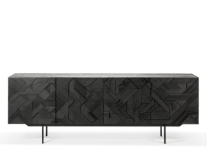 Шкаф из тикового дерева с распашными дверями