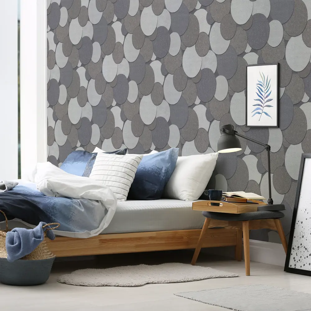 Обои виниловые Wall Decor Авалон серые 1.06 м 75101-46 STLM-2017505 - Вид №3