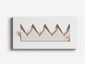 Вешалка для одежды из фанеры