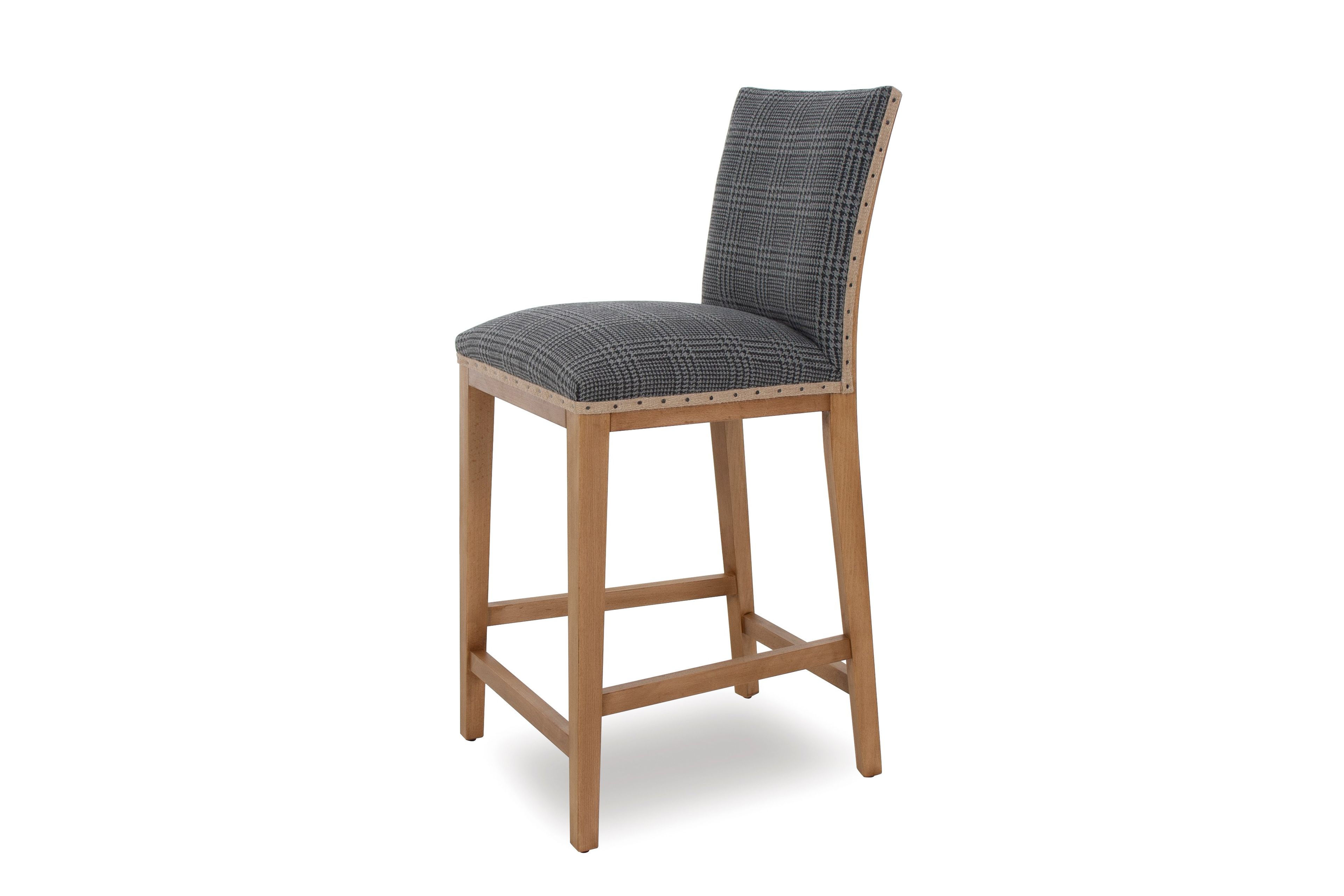 Высокий бархатный табурет с подставкой для ног со спинкой CREARTE COLLECTIONS Luxor Essence ARCH-00143928 - Вид №14