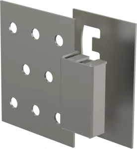 Магнит BASIC для дверцы под плитку на ванну, вертикально-выдвижной