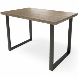 Обеденный стол прямоугольный темный дуб 120 см "Лофт" Н dt MILLWOOD RAW 134423 Коричневый