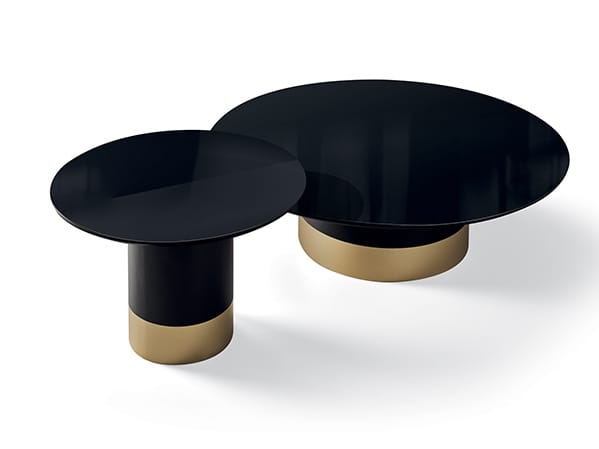 Круглый Хрустальный журнальный столик с металлическим основанием EFORMA Cilindro ARCH-00120858