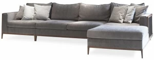 Mobi Модульный тканевый диван с шезлонгом Manhattan