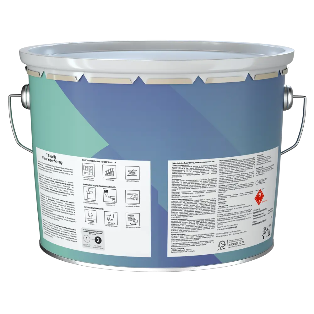 Tikkurila Unica Super Strong — яхтный лак для премиальной защиты дерева 87660460 STLM-0855618 - Вид №2