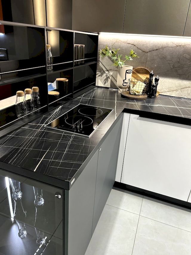 Столешницы для кухни - Мрамор Нуар LIGRON LIST357 2109 - Вид №20