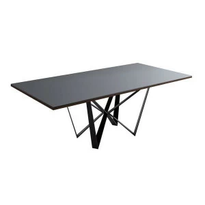 Обеденный стол черный прямоугольный 220 см Belvi UNICO  249557 Черный