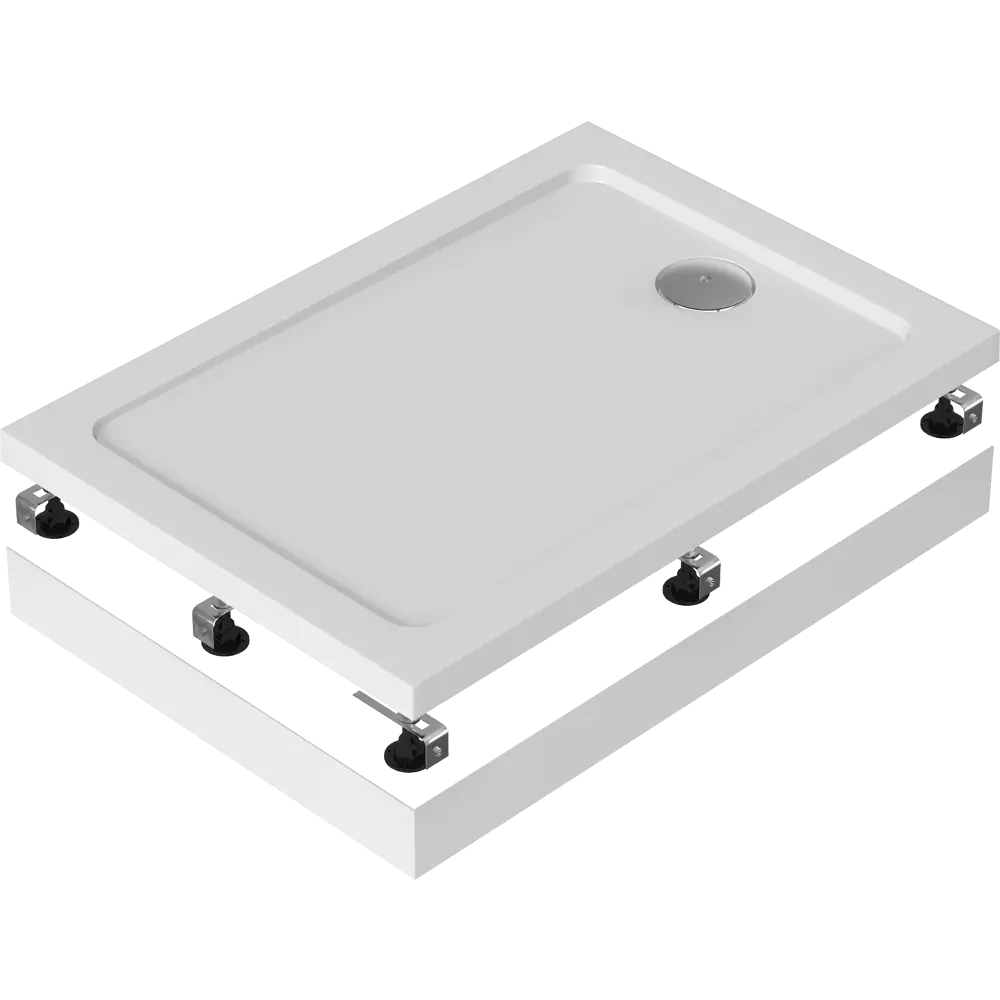 Экран для душевого поддона Sensea Slim акрил 100x70 см STLM-2142332