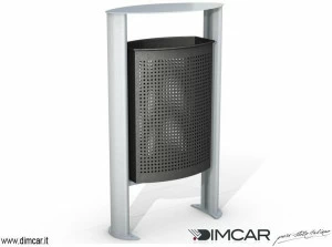 DIMCAR Урна для мусора с крышкой для улицы  399