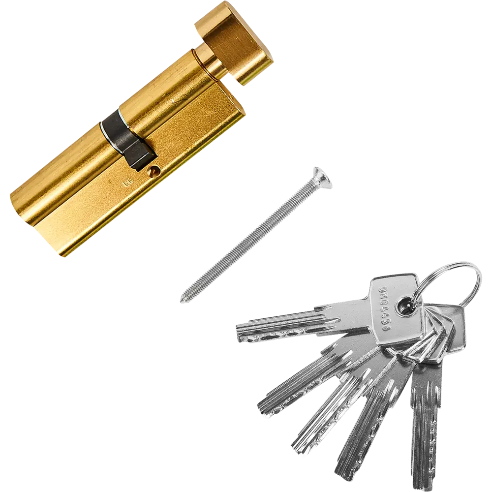 Цилиндр ABUS KD6MM с защитой от взлома, ключ-вертушка, золото 82441706 STLM-0027377 - Вид №1