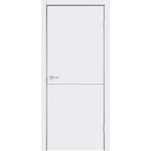Дверь межкомнатная Smart Н глухая цвет белый 70x200 см (с замком) 86025800 STLM-2065159