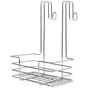 Полка для ванной комнаты 21х28х36 см цвет хром