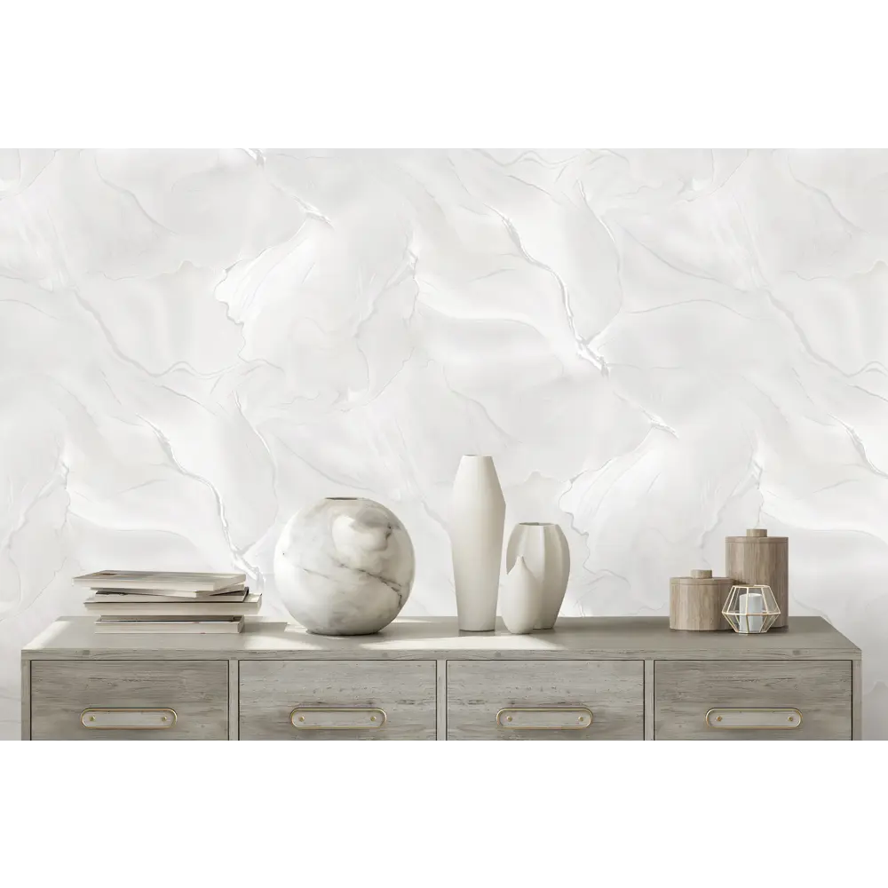 Обои флизелиновые Victoria Stenova Manifest бежевые с абстрактным рисунком 89412250 STLM-1573700 - Вид №4