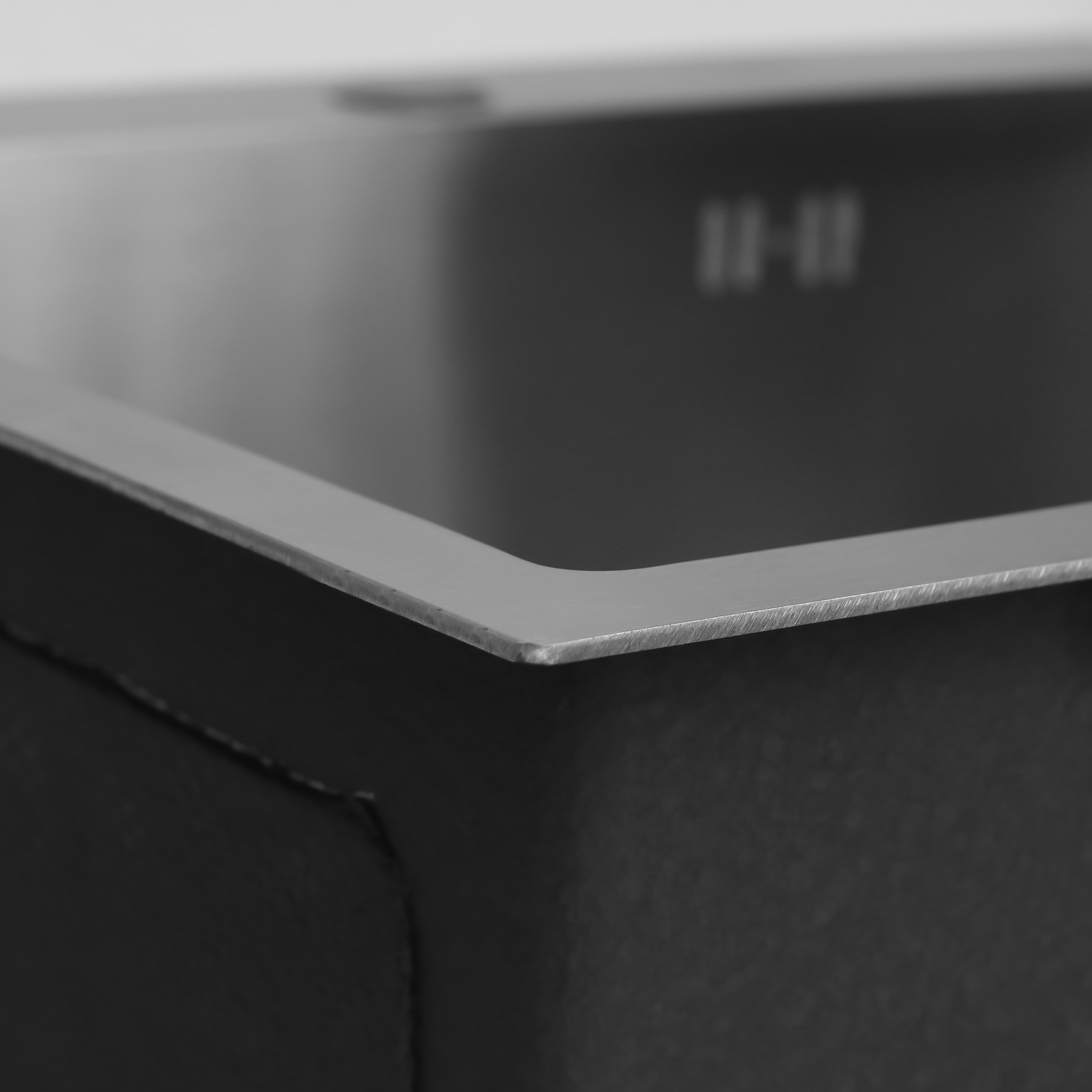 Мойка H5045 MELANA ProfLine 3,0/200 САТИН врезная прямоугольная с коландером H5045 H5045 сатин - Вид №12