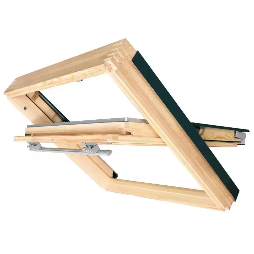 Мансардное окно Fakro AHRD A4 78x98 см сосна STLM-2062569