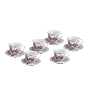 Набор посуды Чайный 12 предметов керамика R-115130 ROSENBERG