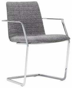 Andreu World Консольный стул из ткани Flex corporate So1634